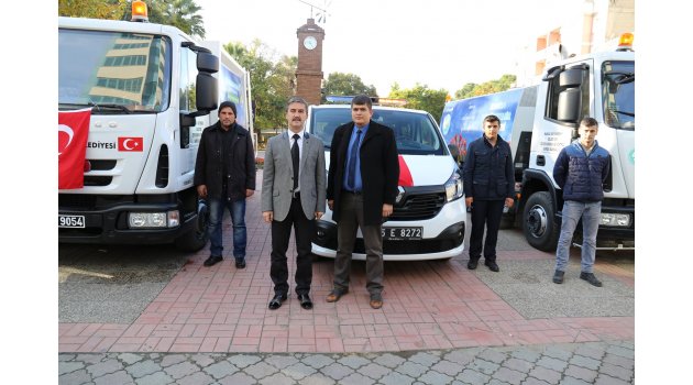 3 yeni araç daha Turgutlu’nun hizmetinde