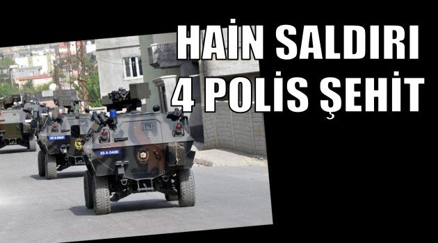 4 Polis Şehit Oldu