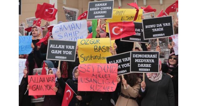 Adliye önünde 14 Aralık protestosu