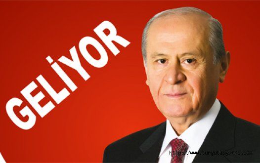 Bahçeli 10 Ekim Perşembe günü Manisaya geliyor