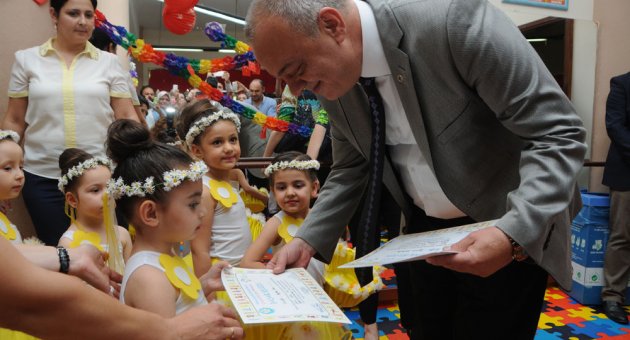 Başkan Ergün öğrencileri tebrik etti