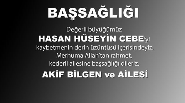 Başsağlığı