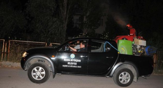 Belediyeden haşere ilaçlaması