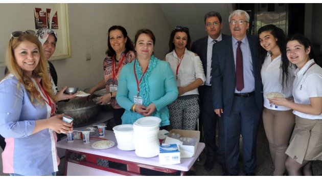 Boğaziçi Temel Lisesi'nden pilav hayrı
