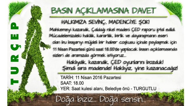 Çaldağı nikel madeni ÇED Raporu iptal edildi