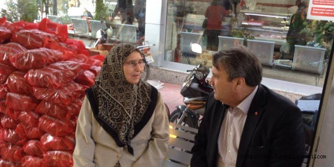 Çerçi, ilk ziyaretini Kuyualan Mahallesi’ne yaptı.