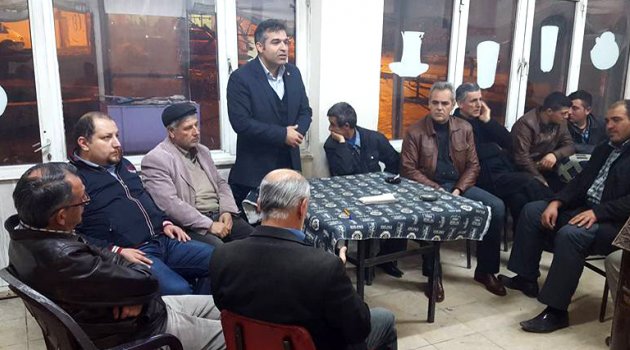 CHP’liler, üreticinin sorunlarını da yerinde dinleyerek, dertlerine ortak