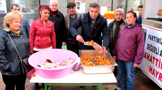 CHP,Selahattin Yönak hayrına lokma döktürdü