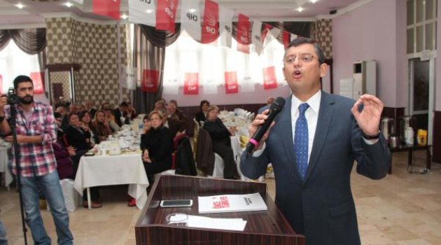 CHP'li Özel'den Arınç'a  CHP iktidarında sana ambargo kalkar