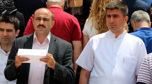 Doktora saldırı protesto edildi
