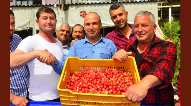 Erkenci kirazın kilosu 200 liradan satıldı