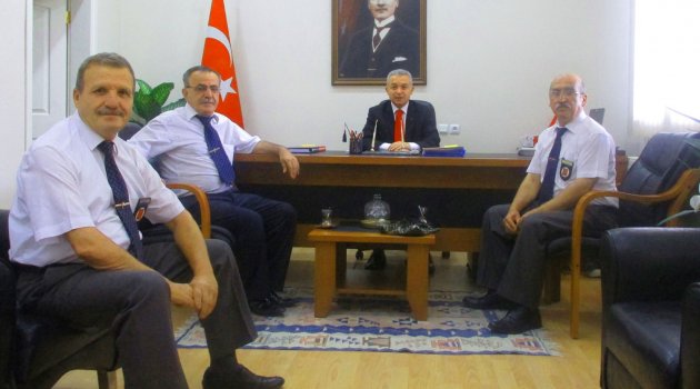 Gazilerden yeni Kaymakama ziyaret