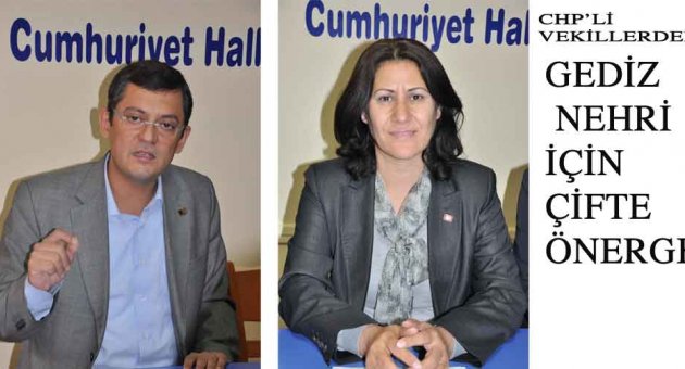 Gediz nehir için çifte önerge