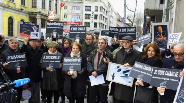 GÖP Charlie Hebdo’ya destek verdi