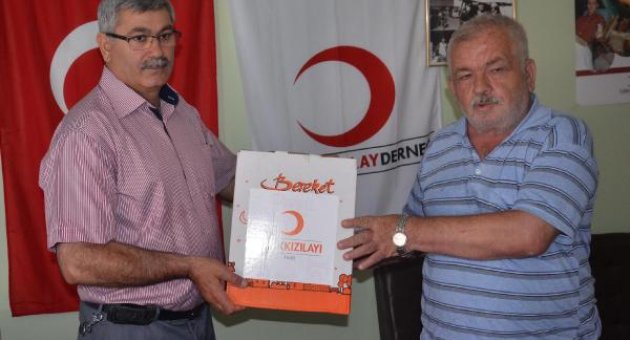 Kızılay'dan ihtiyaç sahiplerine Ramazan paketi