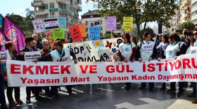 Kadın cinayetleri protesto edildi