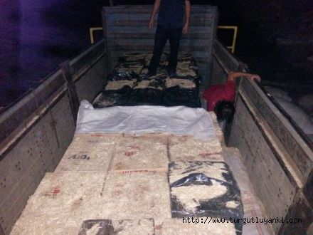 Kamyonda 86 bin 420 paket kaçak sigara ele geçirildi