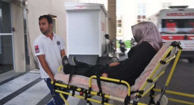Kamyonetin çarptığı öğrenci yaralandı