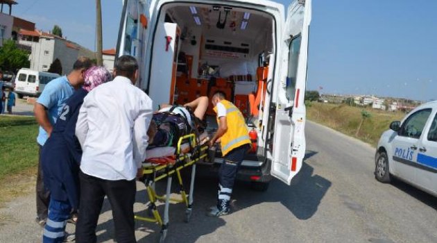 Kaskı hayatını kurtardı