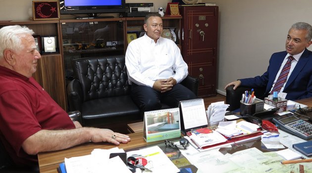 Kaymakam Turan , Semizler Ailesini Ziyaret Etti