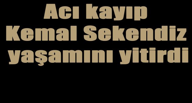 Kemal Sekendiz