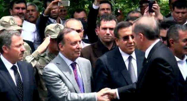 Maden sahibi,Gürkan da Başbakanı karşıladı