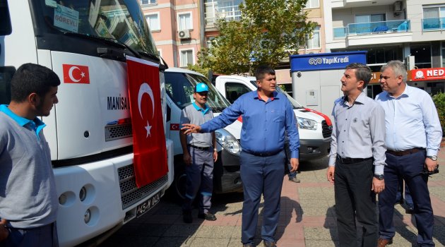 Manisa’dan Turgutlu’ya 17 yeni araç