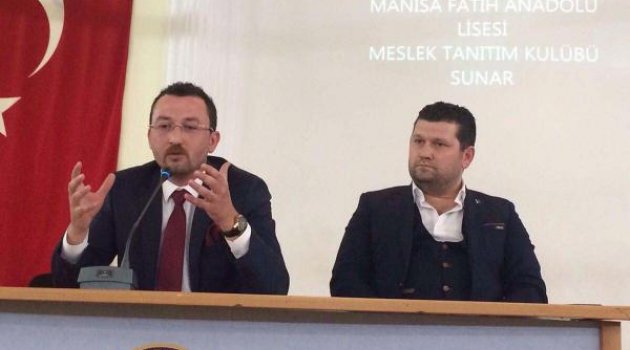 Mezun oldukları lisede girişimciliği anlattı