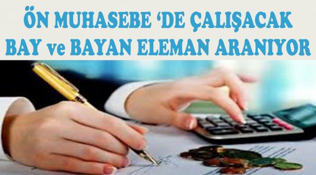 Muhasebeci aranıyor