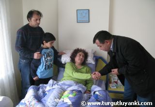 Turgutlulu akciğer hastası narin öğretmene destek büyüyor