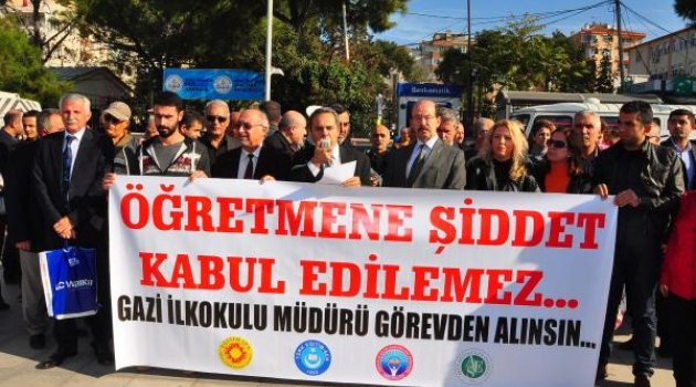 Öğretmen döven okul müdürünün görevden alınması istendi