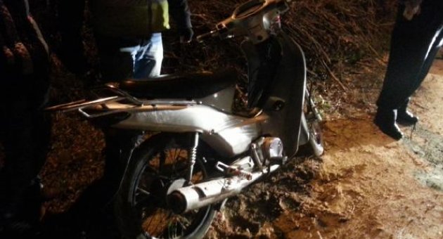 Polisten kaçan motosikletli kaza yaptı; 1 yaralı