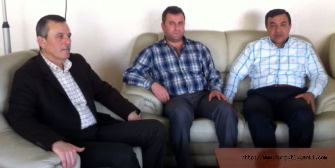Kaymakam ve Orhan'dan  ,Emniyet Müdürüne geçmiş olsun ziyareti