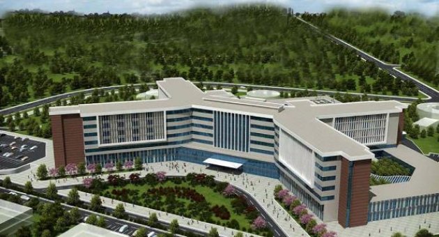 560 yataklı hastane için çalışmalar başladı