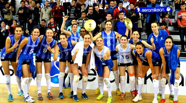 Seramiksan taraftarına galibiyetle veda etti: 3-0