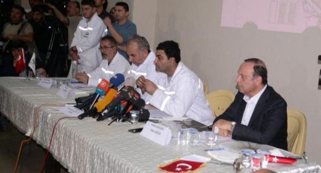 Şirket sahibinin ölüm madeninde basın toplantısı