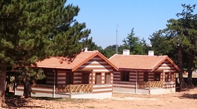 Spil Dağı Milli Parkı, orman köşkleri ile donatıldı…