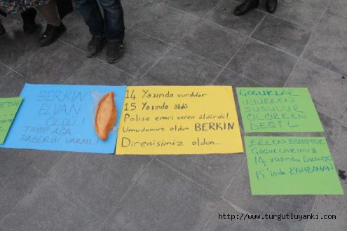 Tek kişilik Berkin eylemi