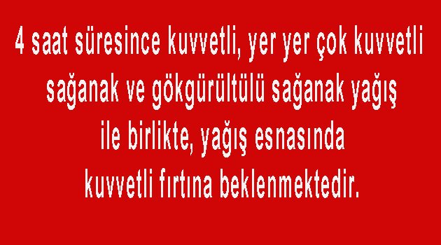 Tekrar uyardılar