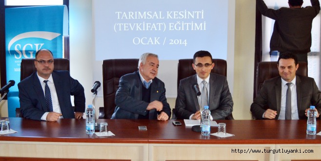Ticaret Borsası’nda Tarımsal Kesinti Eğitimi toplantısı