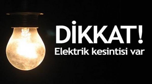 Trafo bakımından bildirimli elektrik kesinti yapılacak