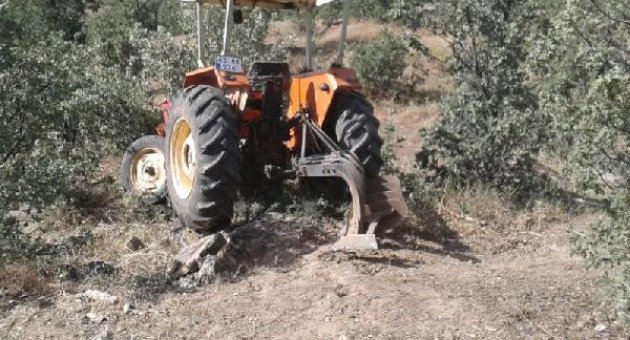 Traktörün freni boşaldı: 1 ölü