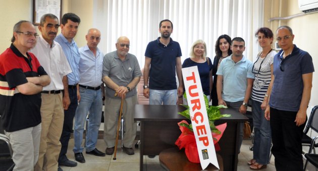 Demirel TURÇEP heyetini ağırladı