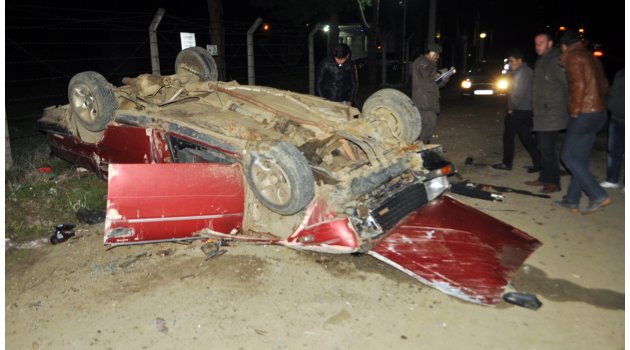 Turgutlu'da kazalar 3'ü ağır 5 yaralı