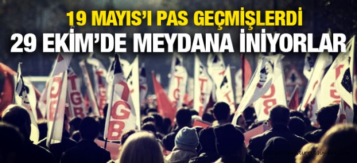 Türkiye Gençlik Birliği 29 Ekim günü meydanlara iniyor.