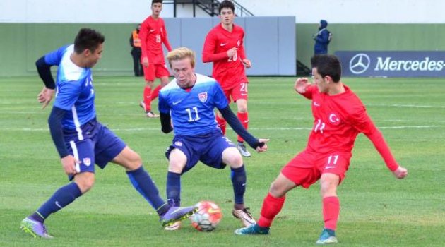 Türkiye-ABD: 3-1 (U16 Ege kupası Türkiye şampiyon)