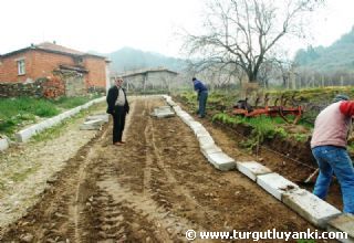 Yayla Köyü parke çalışmaları başladı.