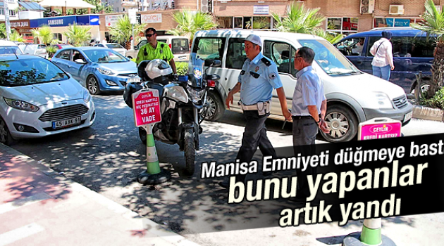 Yolda park yeri ayıran işletmelere 318'er lira ceza
