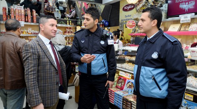 Zabıta denetimleri kamerada