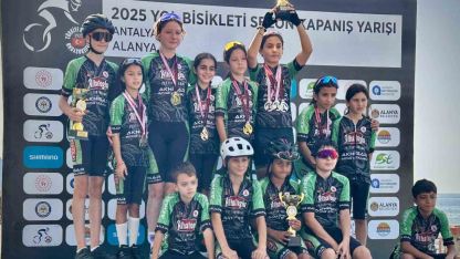 Akhisarlı pedallar Alanya’da zirveye tırmandı